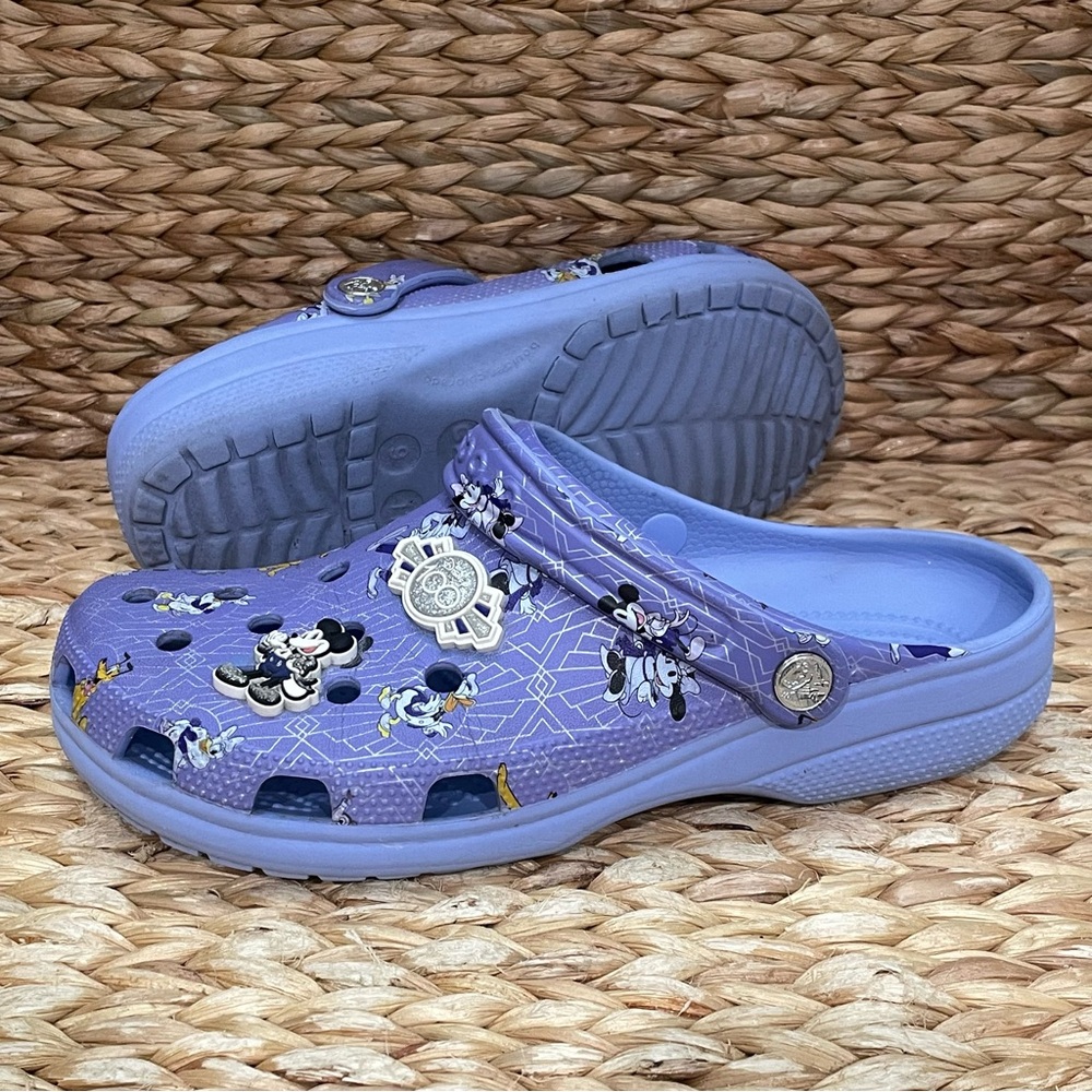 Crocs x‎ Disney Parks Mickey Mouse 100th Anniversary Lavender Clogs